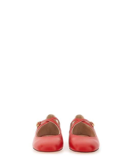 Bally Red Sandal Beliska
