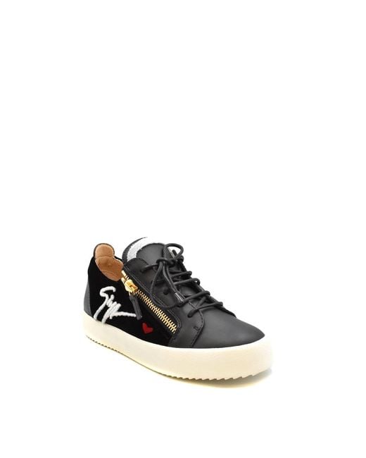 Giuseppe Zanotti Black Sneakers