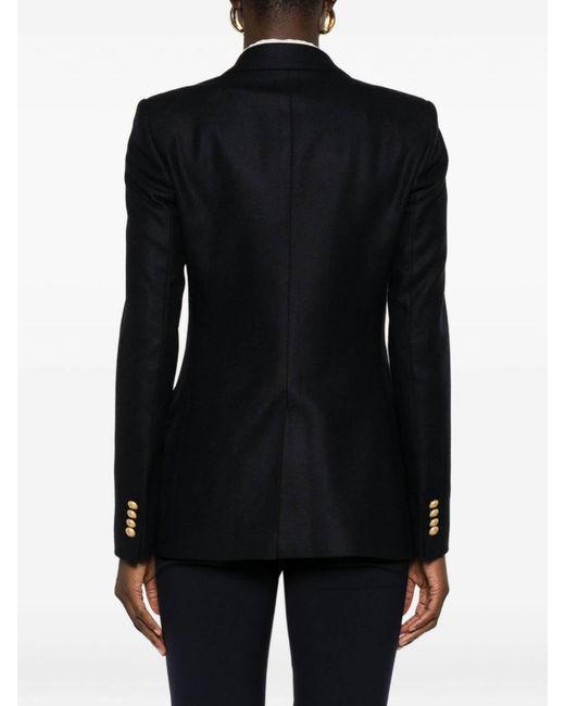 Tagliatore Blue Wool Double-Breasted Jacket