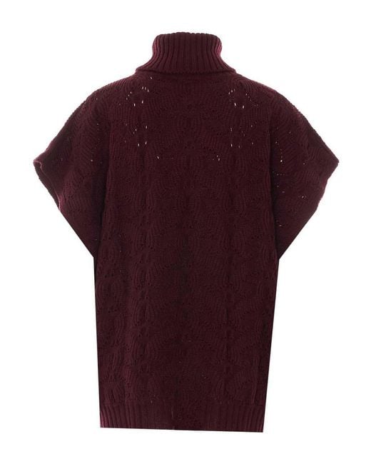 Etro Red Knitted Top