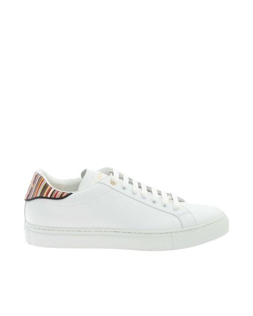 Paul Smith White Contrasting Details Sneakers for men