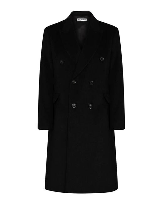 Our Legacy Black Whale Coat for men