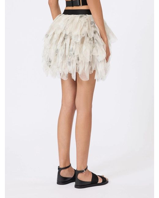Max Mara White Talc Skirt