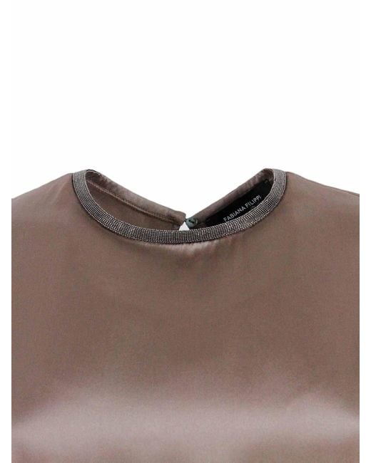 Fabiana Filippi Brown Top