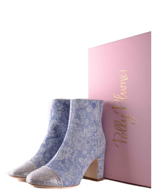 Polly Plume Blue Boots