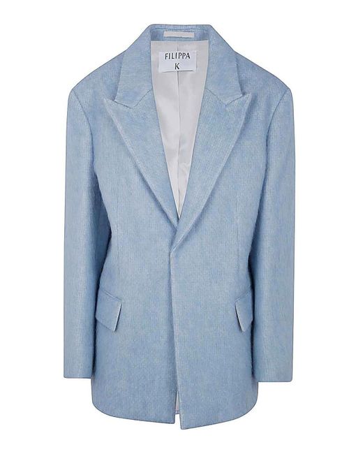 Filippa K Blue Textured Blazer