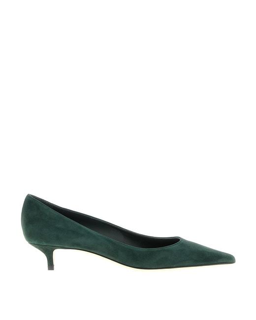 Jimmy Choo Green Amelia Pumps