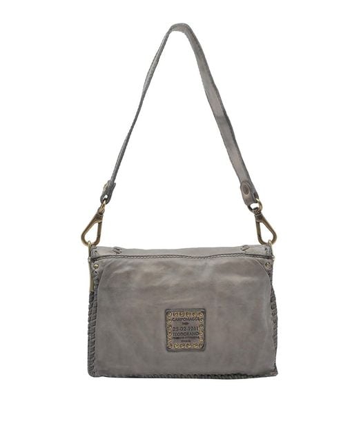 Campomaggi Gray Agnese Crossbody Bag