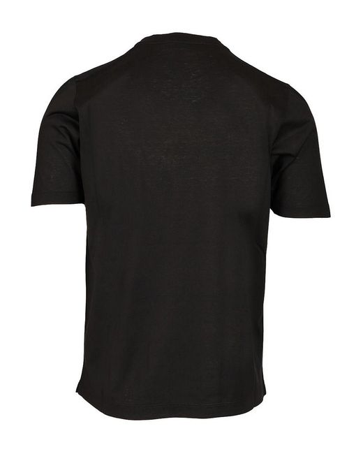 Mauro Ottaviani Black Jersey T-Shirt for men