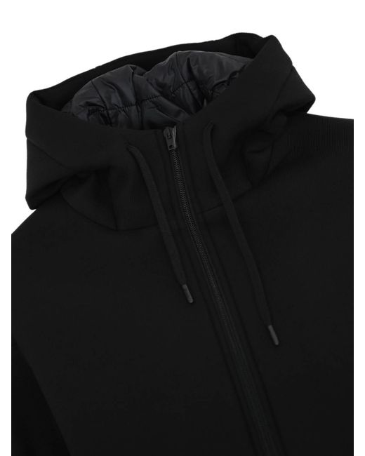 Herno Black Long Parka for men