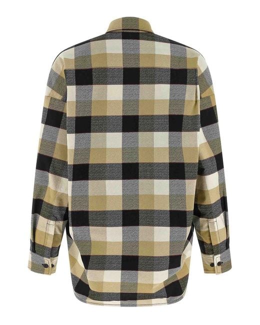 Missoni Gray Check Pattern Shirt