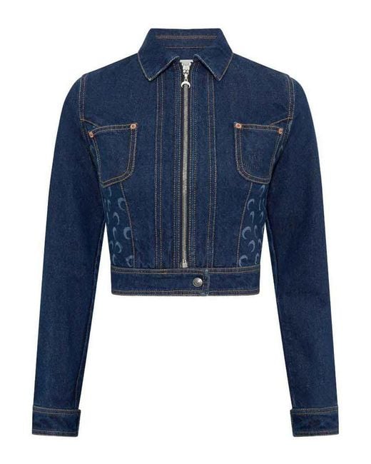 MARINE SERRE Blue Jacket