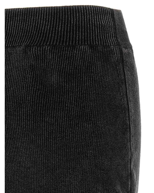 Alexander Wang Black Chenille Skirt