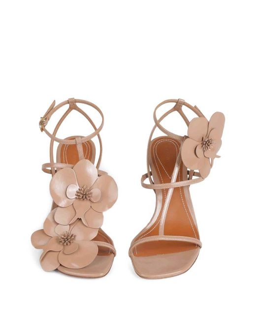 Zimmermann Pink Orchid Leather Sandals