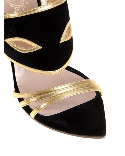 Vivienne Westwood Black Masque Sandals