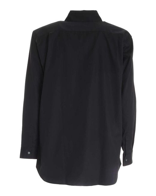 Comme des Garçons Black Ribbon On The Neckline Shirt for men