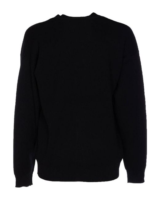Drole de Monsieur Black Cardigan With Buttons Closure for men