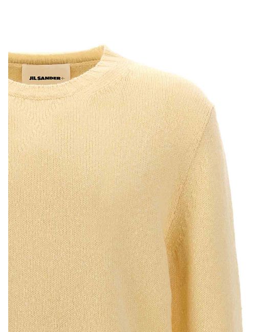 Jil Sander Yellow Wool Sweater for men
