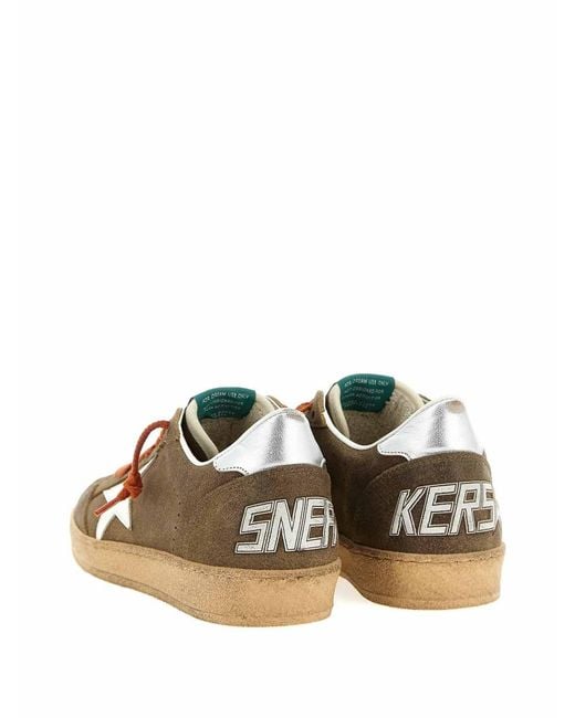 Golden Goose Deluxe Brand Brown 'Ball Star' Sneakers for men