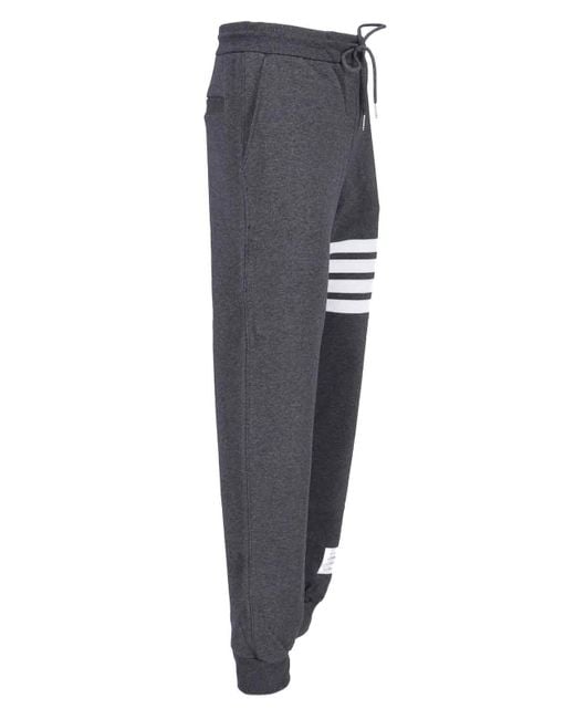 Thom Browne Gray Sports Trousers for men