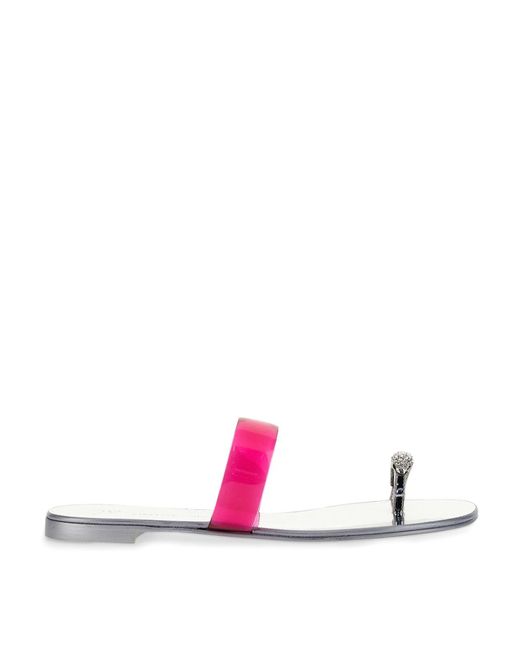 Giuseppe Zanotti Pink Crystal Sandal