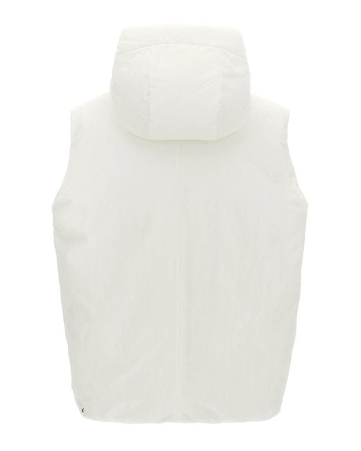 Jil Sander White 01 Vest for men