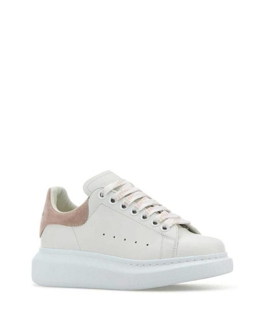 McQueen White Sneakers With Rubber Sole