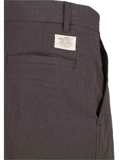 RANRA Gray Tailored Trousers for men