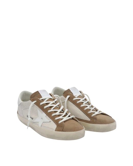 Golden Goose Deluxe Brand White Super-Star Sneakers for men
