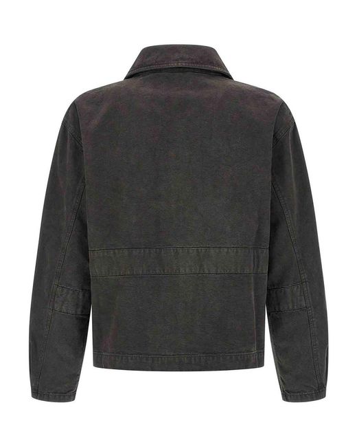 mfpen Black Courier Jacket for men