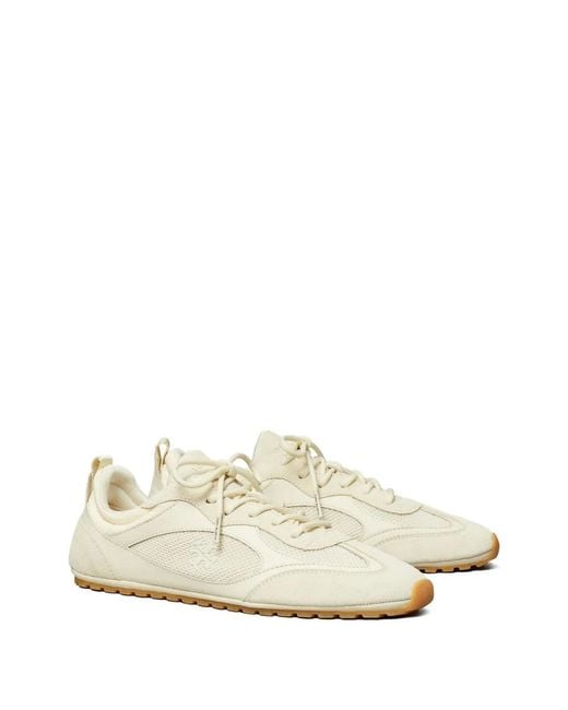 Tory Burch White Field Sneaker Light Cream