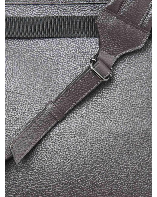 Peserico Gray Backpack for men