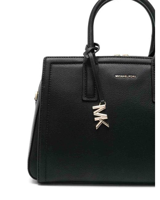 Michael Kors Black Laila Medium Satchel Bag