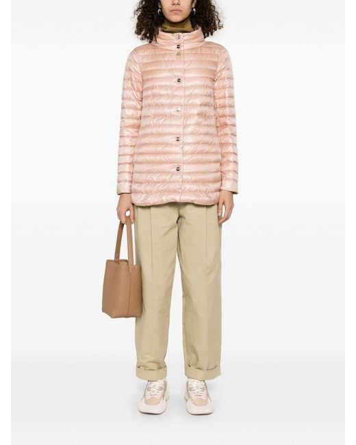 Herno Pink 'A-Shape' Reversible Jacket