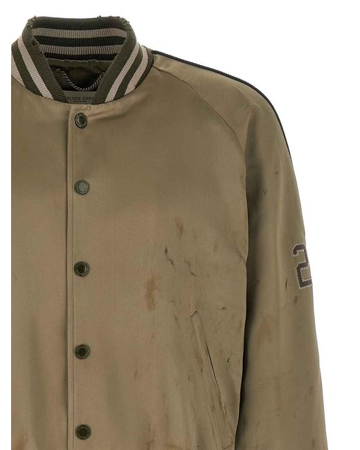 Golden Goose Deluxe Brand Green 'Journey' Bomber Jacket for men