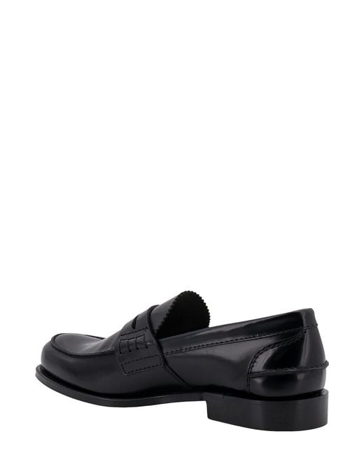 Church's Black Leather Loafer for men