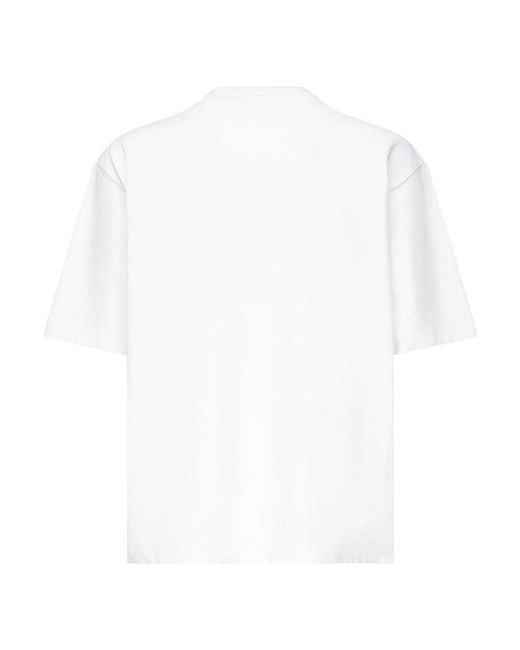 DSquared² White Loose Fit Canada T-Shirt for men
