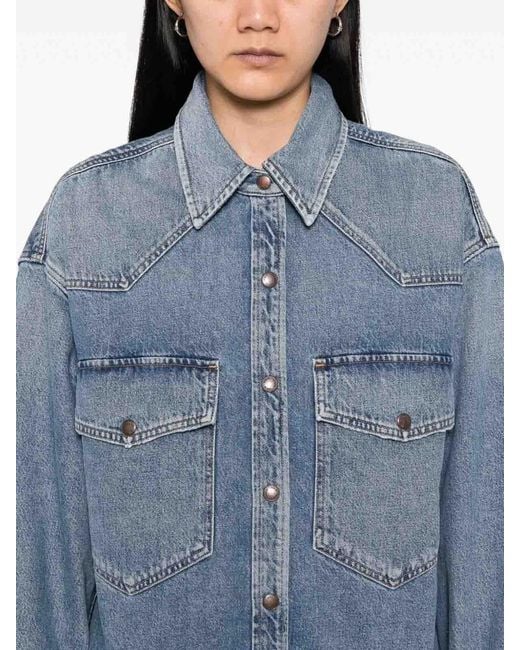 Agolde Blue Lotta Denim Jacket