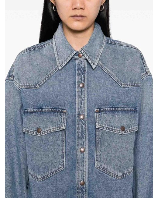 Agolde Blue Lotta Denim Jacket