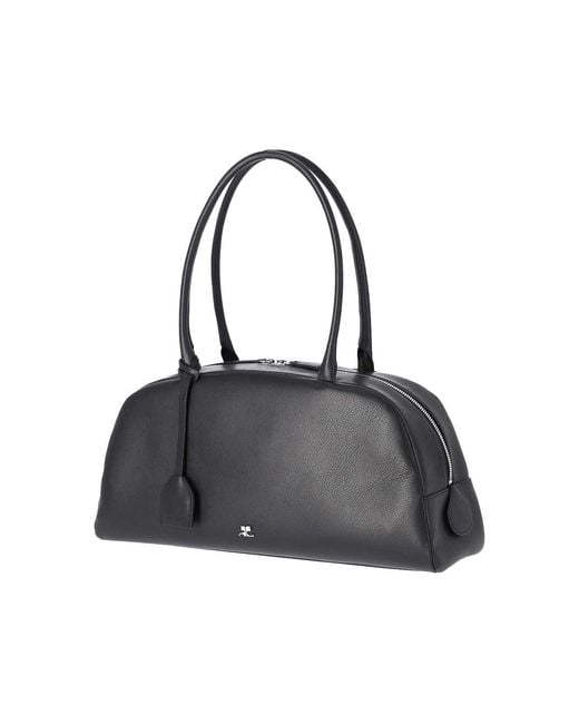 Courreges Black Monday Shoulder Bag