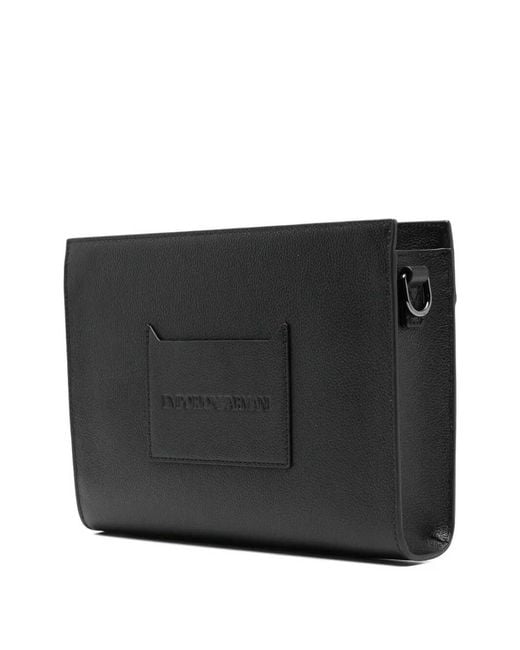 Emporio Armani Black Crossbody Bag for men