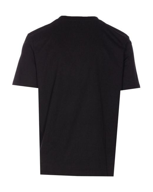 Balmain Black Print T-Shirt for men