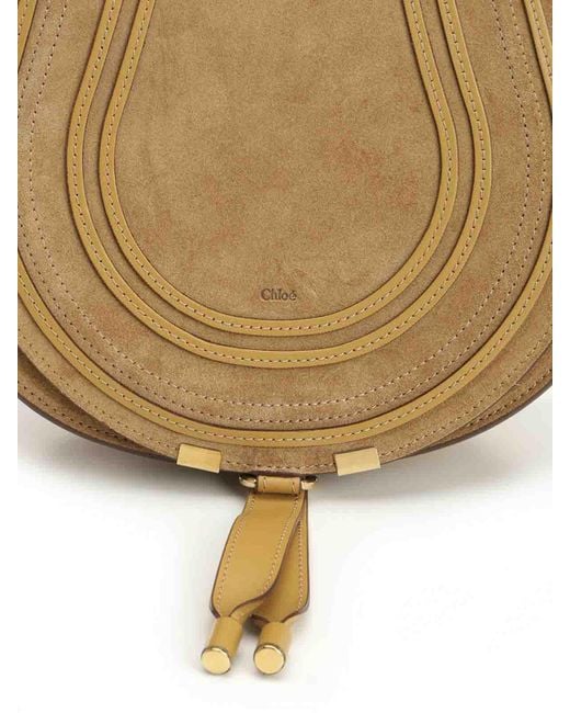 Chloé White Saddle Marcie Bag