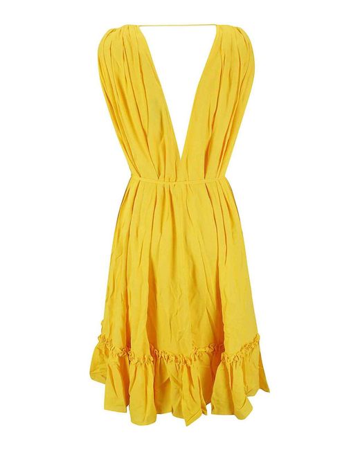 AZ FACTORY Yellow Marilyn Dress