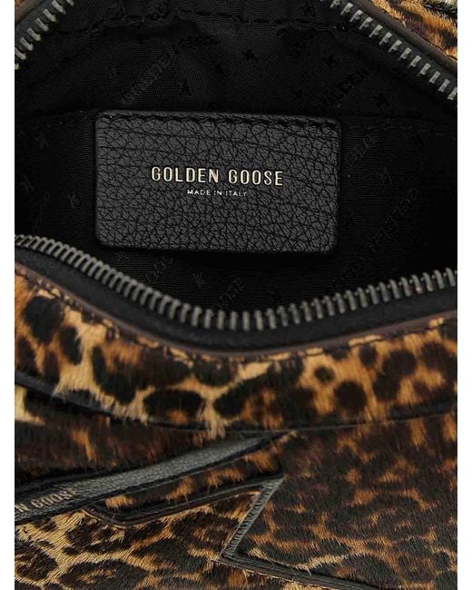 Golden Goose Deluxe Brand Black Mini Star Crossbody Bag
