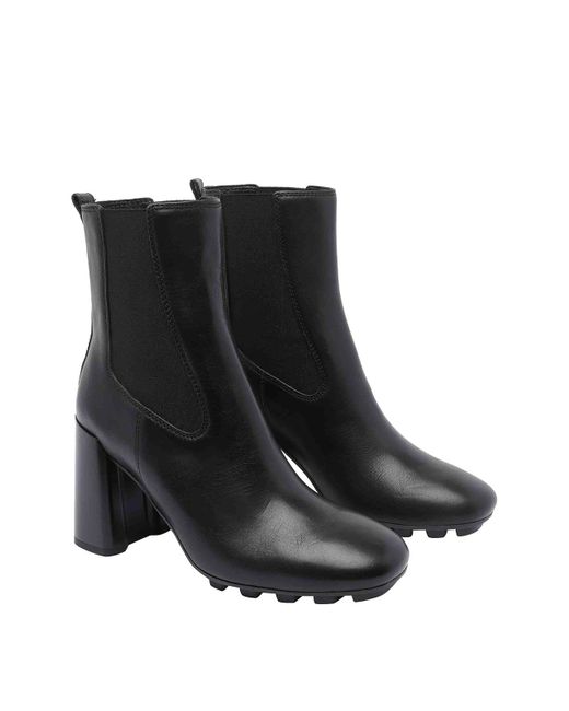 Hogan Black Pump Booties