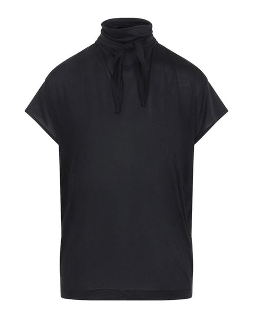 Lemaire Black Fulard Top