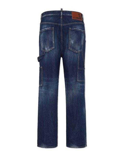 DSquared² Blue Trousers for men