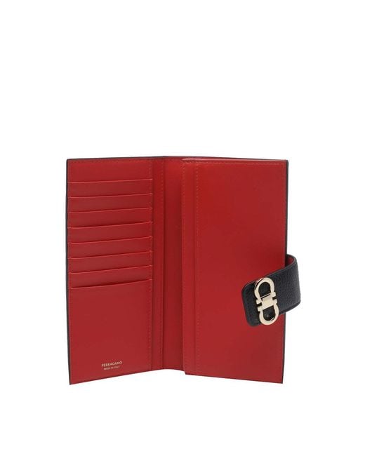 Ferragamo Black Continental Wallet