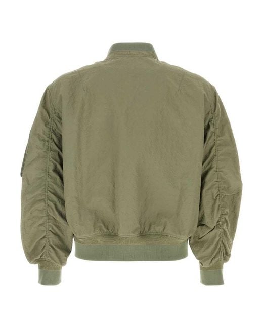 Givenchy Green Nylon Bomber Jacket for men